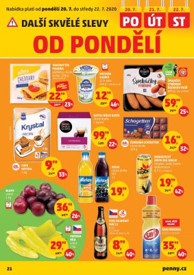 akční leták Penny Market 16.7.2020-22.7.2020