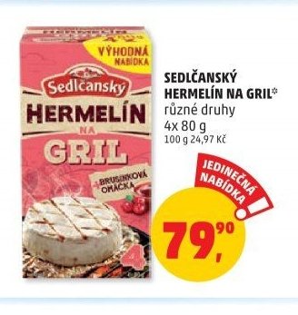 Sedlčanský Hermelín na gril