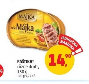 PAŠTIKA různé druhy