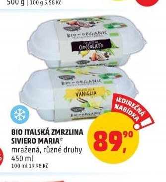 BIO ITALSKÁ ZMRZLINA SIVIERO MARIA