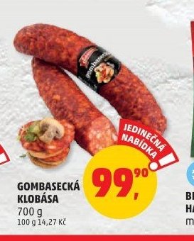 GOMBASECKÁ KLOBÁSA