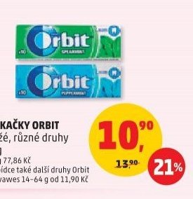 Žvýkačky Orbit