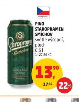 PIVO STAROPRAMEN SMÍCHOV
