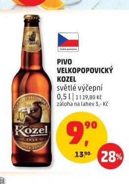 PIVO VELKOPOPOVICKÝ KOZEL
