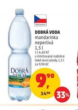 Dobrá Voda mandarinka neperlivá