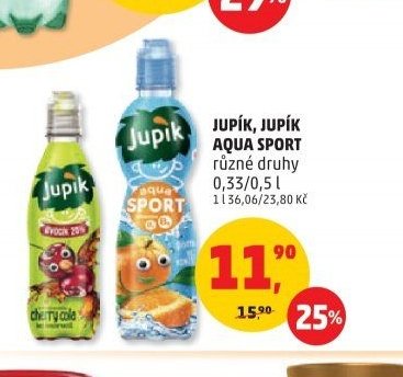 Jupík, Jupík Aqua Sport různé druhy