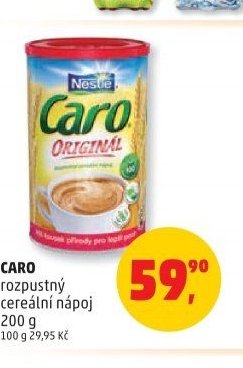 Caro rozpustný cereální nápoj