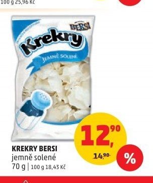 Krekry Bersi jemně solené