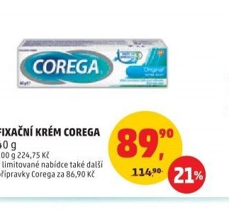 Fixační krém Corega