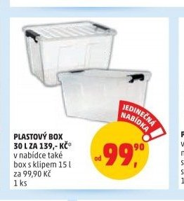 PLASTOVÝ BOX 30 L ZA 139,- KČ
