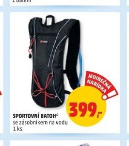 SPORTOVNÍ BATOH se zásobníkem na vodu