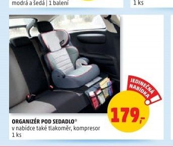 Organizér pod sedadlo