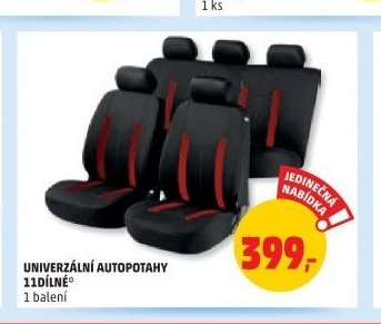 Univerzální autopotahy 11dílné