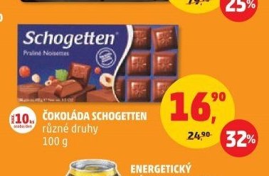 Čokoláda Schogetten