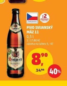 Pivo Svijanský Máz 11