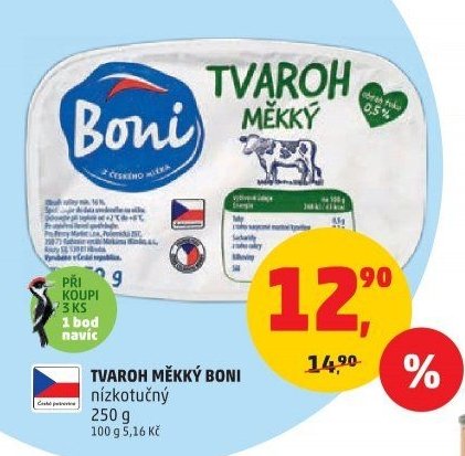 Tvaroh měkký Boni