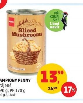 Žampiony Penny