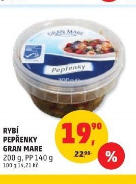 Rybí pepřenky Gran Mare