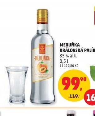 Meruňka královská palírna 0,5l