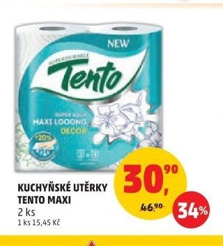 Kuchyňské utěrky Tento Maxi 2ks