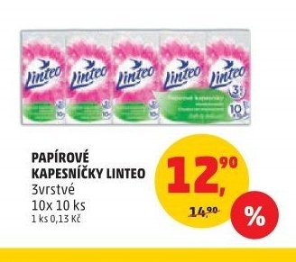 Papírové kapesníčky Linteo 10x 10ks