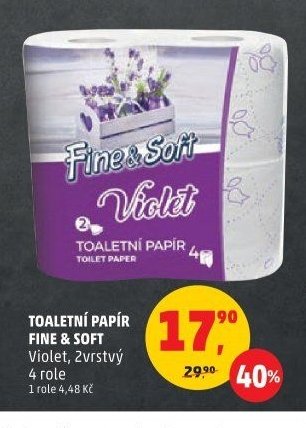 TOALETNÍ PAPÍR FINE & SOFT