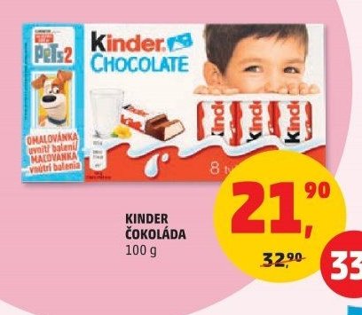 Kinder čokoláda 100 g