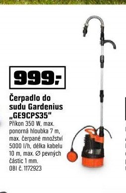 Čerpadlo do sudu Gardenius „GE9CPS35“