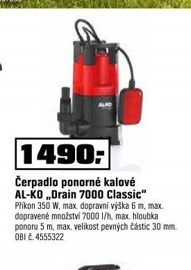 Čerpadlo ponorné kalové AL-KO „Drain 7000 Classic“