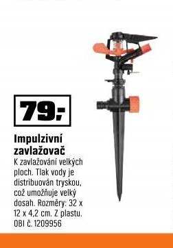 Impulzivní zavlažovač