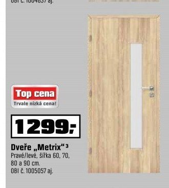 Dveře „Metrix“