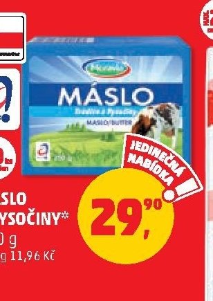 Máslo z Vysočiny