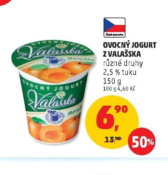 Ovocný jogurt z Valašska
