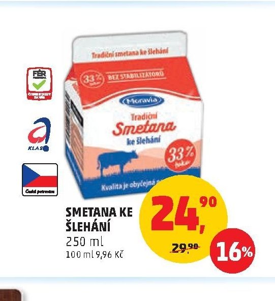 Smetana ke šlehání