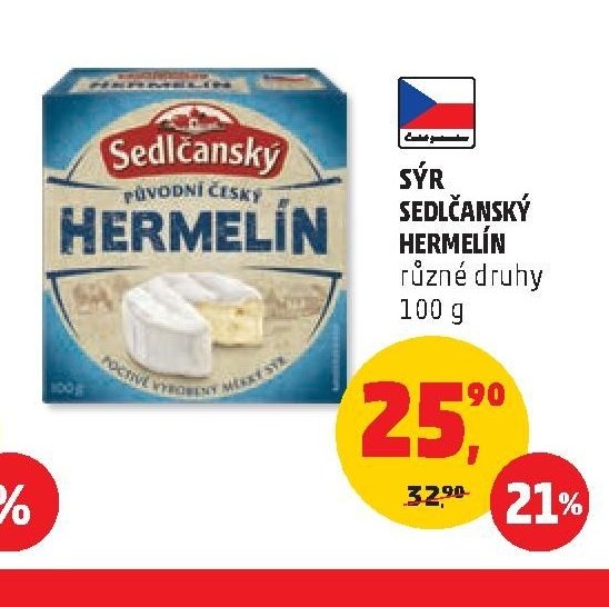 Sýr Sedlčanský Hermelín