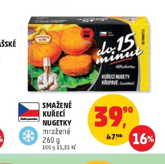 Smažené kuřecí nugetky