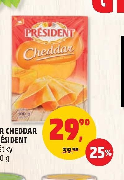 Sýr Cheddar Président