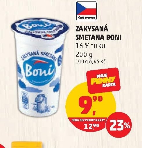 Zakysaná smetana Boni