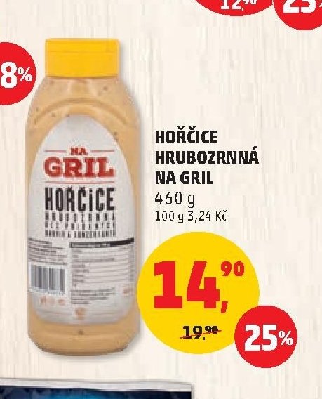 Hořčice hrubozrnná na gril