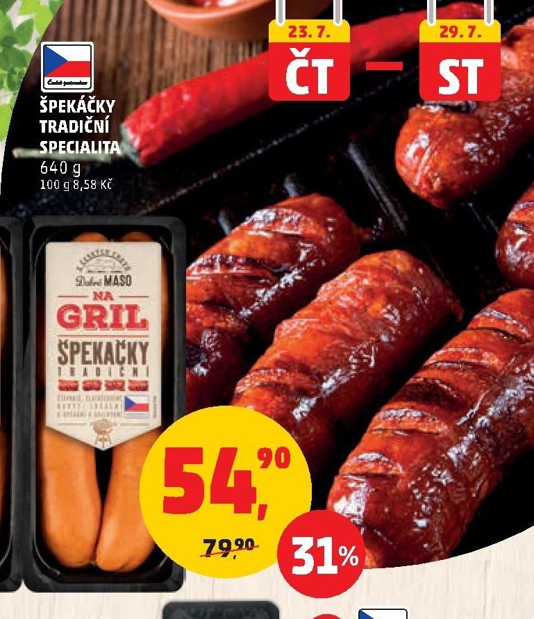 Špekáčky tradiční specialita