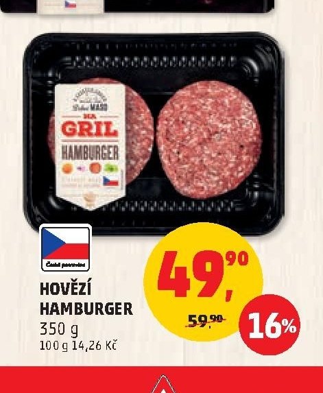 Hovězí hamburger