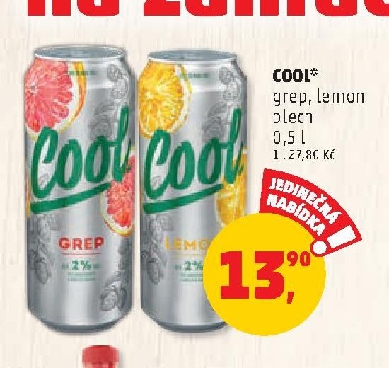 Cool grep, lemon plech 0,5 l