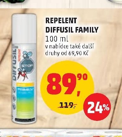 Repelent Diffusil Family 100 ml