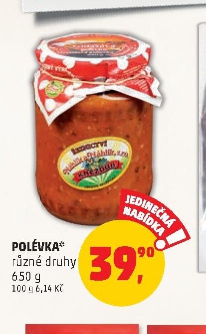 Polévka různé druhy