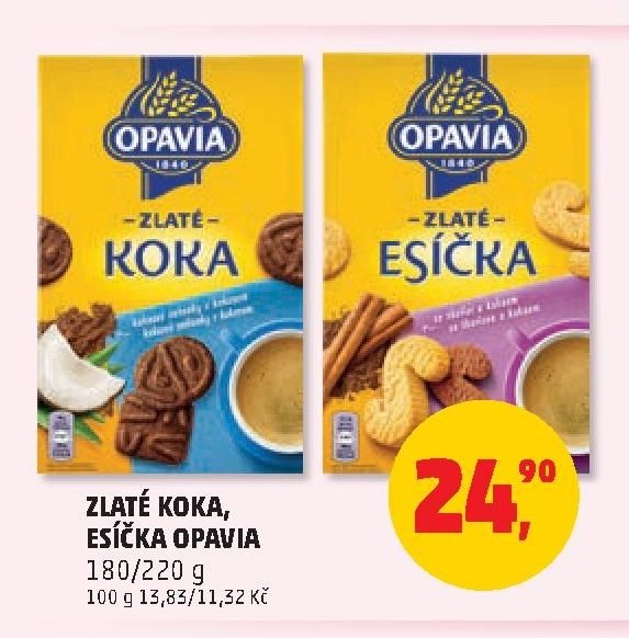 ZLATÉ KOKA, ESÍČKA OPAVIA