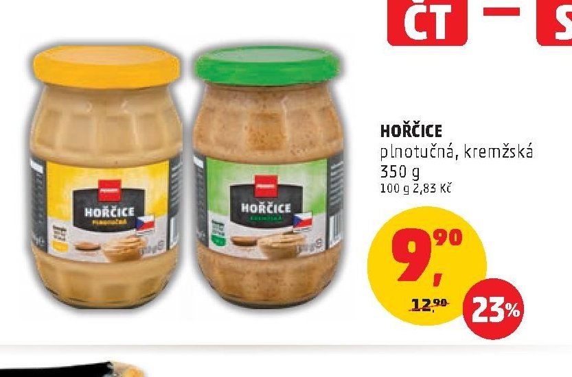Hořčice plnotučná, kremžská