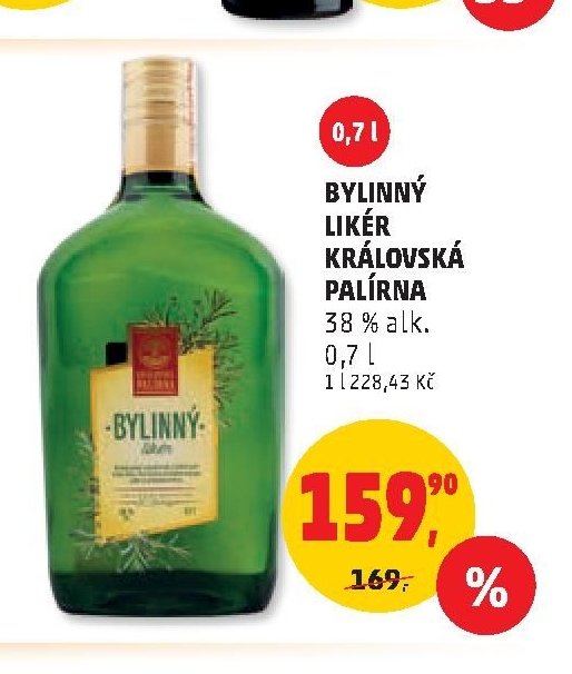 Bylinný likér Královská palírna