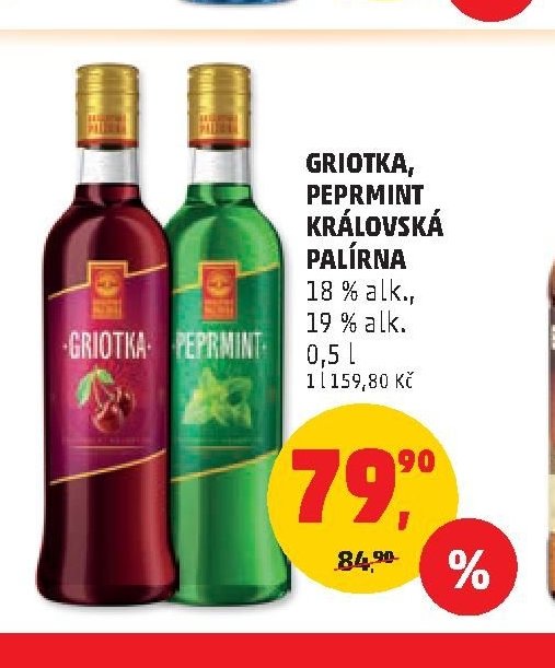 Griotka, Peprmint Královská palírna