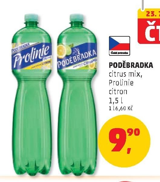 Poděbradka citrus mix, Prolinie citron