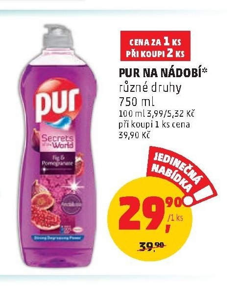PUR NA NÁDOBÍ různé druhy 750 ml